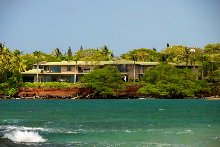 Jewel of Kahana from across the bay