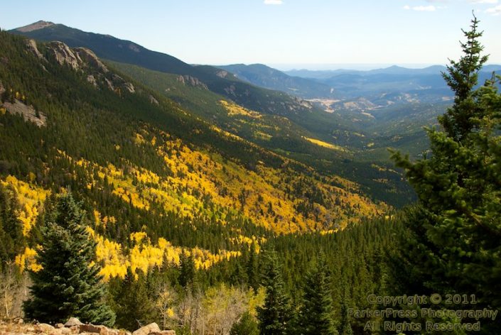 From Mount Evans road, looking east